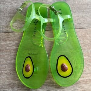 Katy Perry Green Avocado Sandals